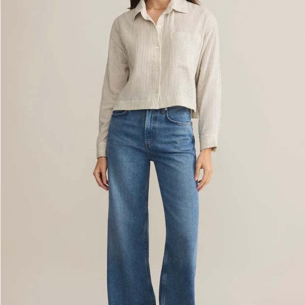 Z Supply Del Mar striped shirt 100% cotton